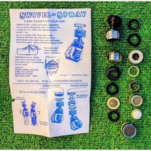 BROKEN/SALVAGE Rotate Swivel Faucet Nozzle Saving Water Filter Adapter Aerator